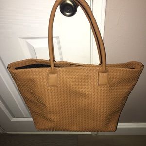 JustFab light brown large everyday bag